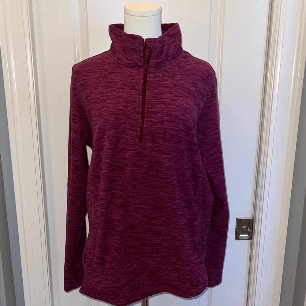 St. John's Bay Burgundy Quarter-Zip Pullover  **FINAL OFFER**